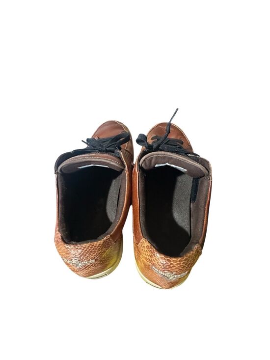 Vintage 2005 Hurricane 310 Motoring Shoes Size 13 Snake Pattern Tan \